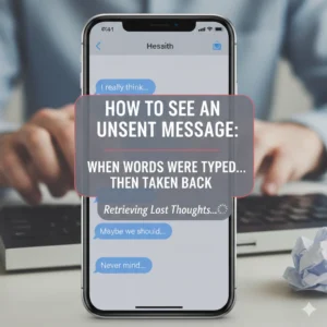 How to See an Unsent Message: