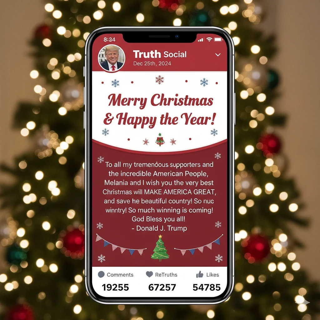 Trump’s Christmas Message