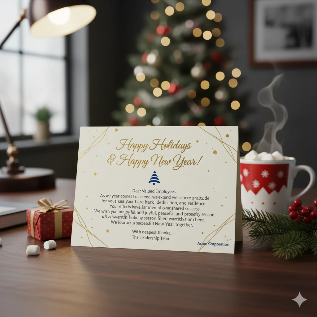 Holiday Messages to Employees