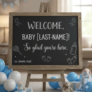 Welcome Baby Message board