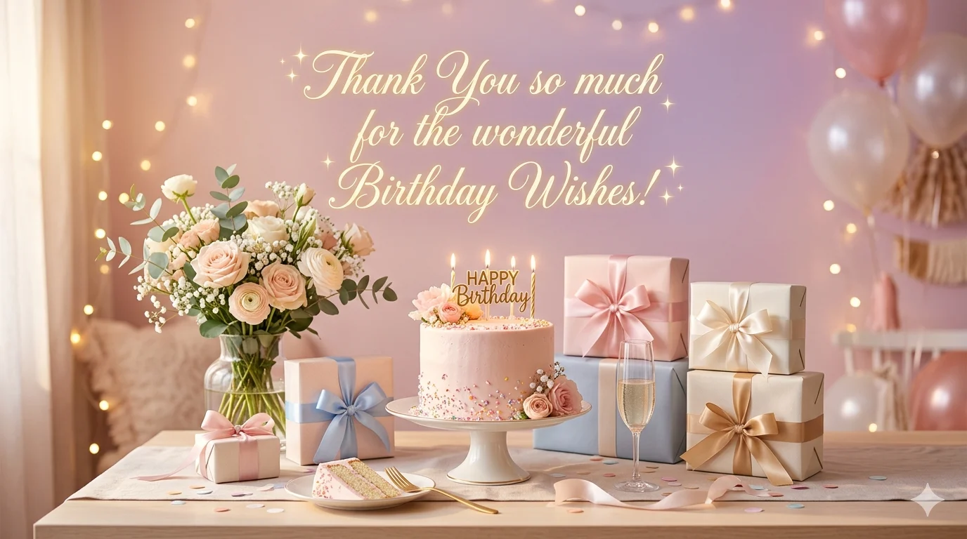 thanks message for birthday wishes
