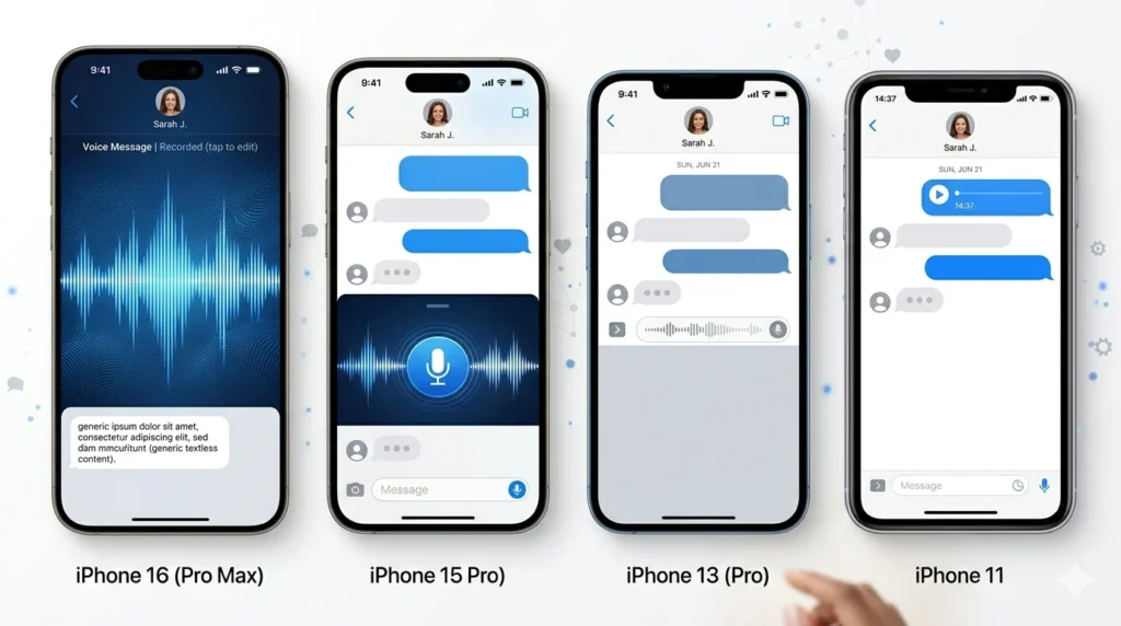 send voice message iphone