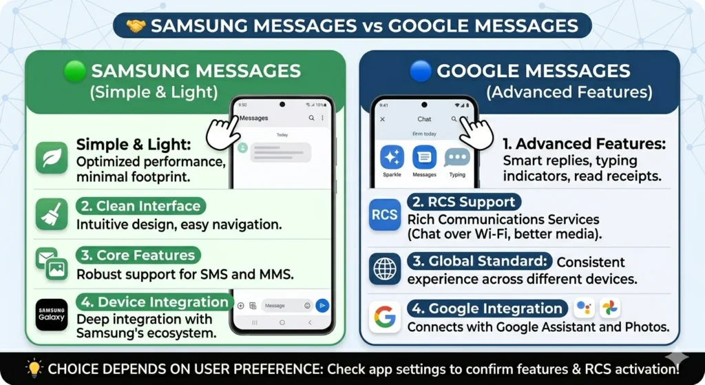 samsung text message app