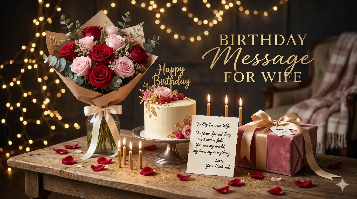 birthday message for wife