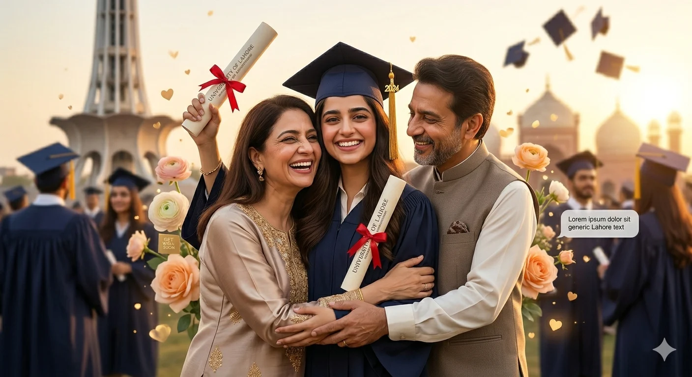 graduation message to daughter