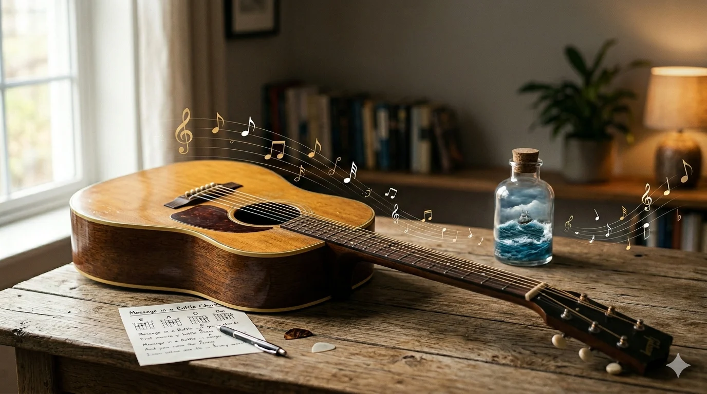 message in a bottle chords