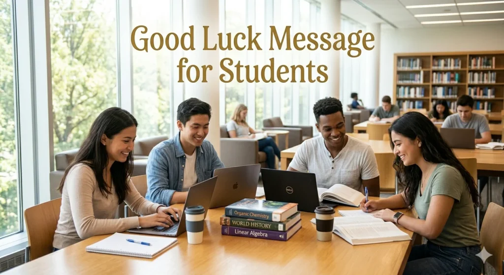 good luck message