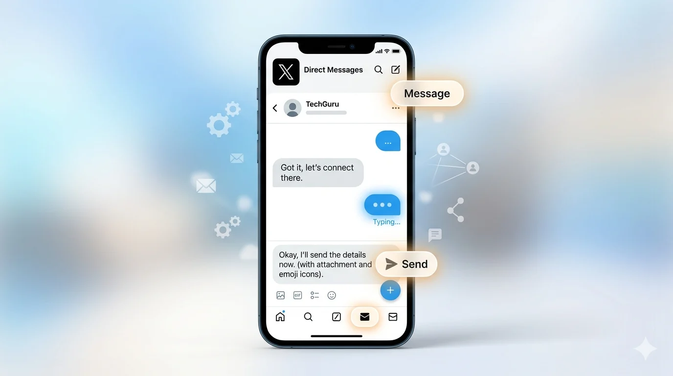 how to message someone on twitter