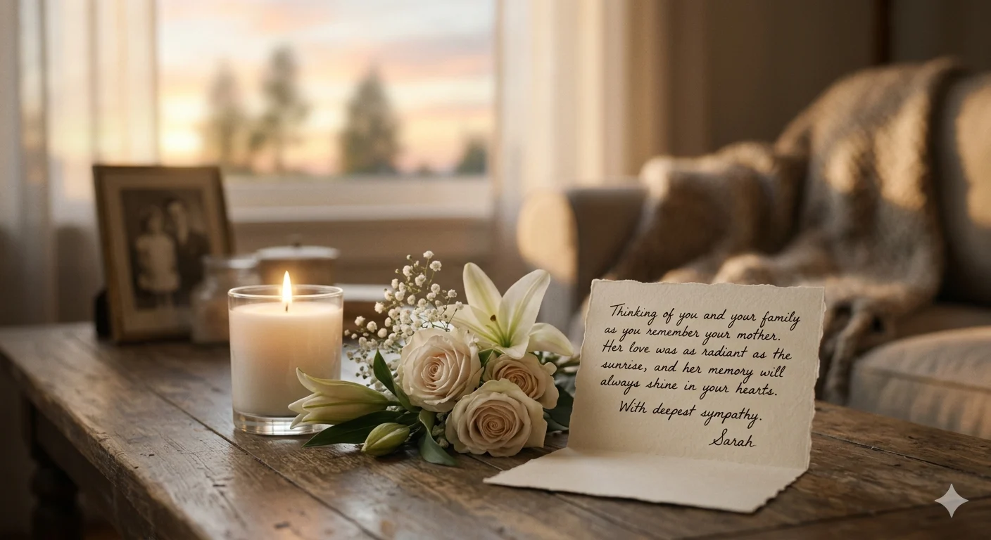 loss of mom message