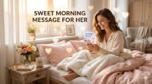 sweet morning message for her
