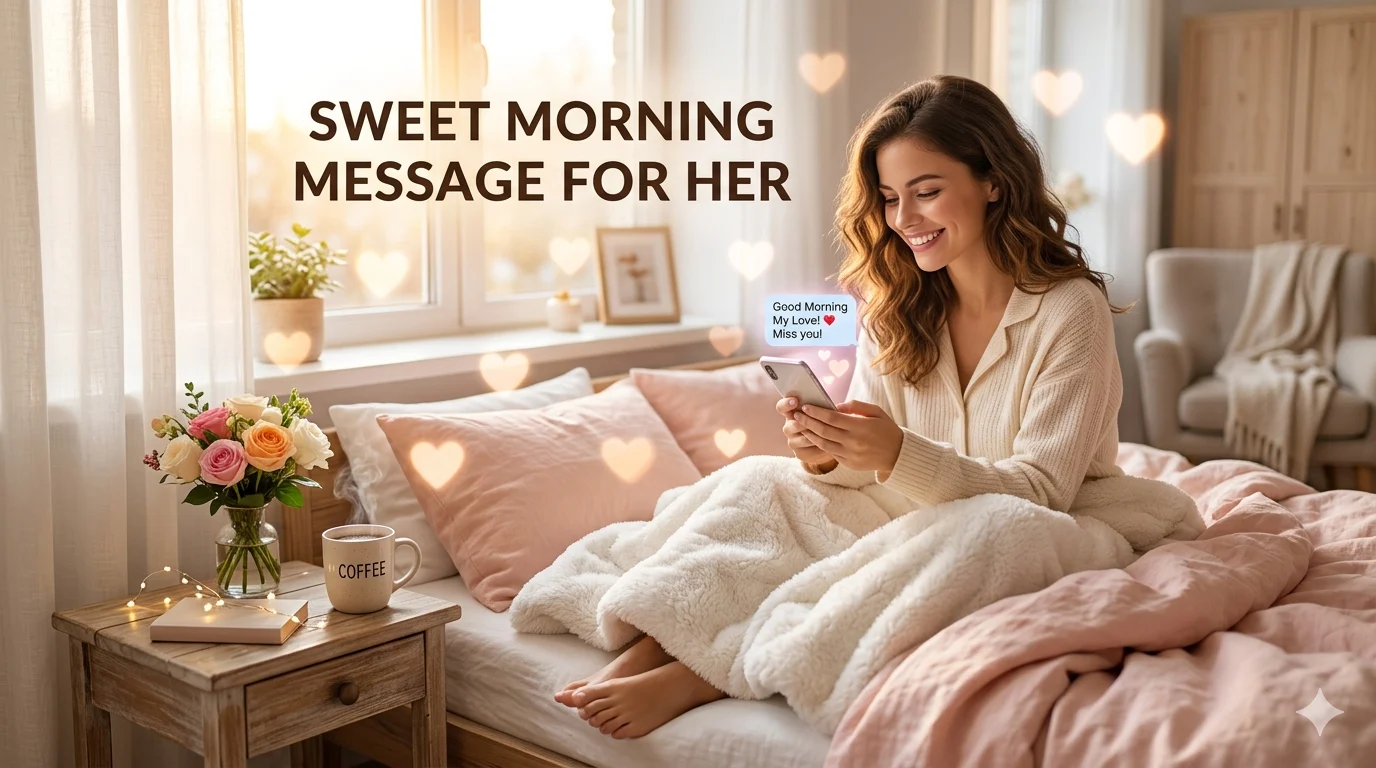 sweet morning message for her