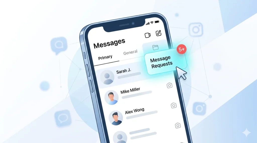 instagram message request