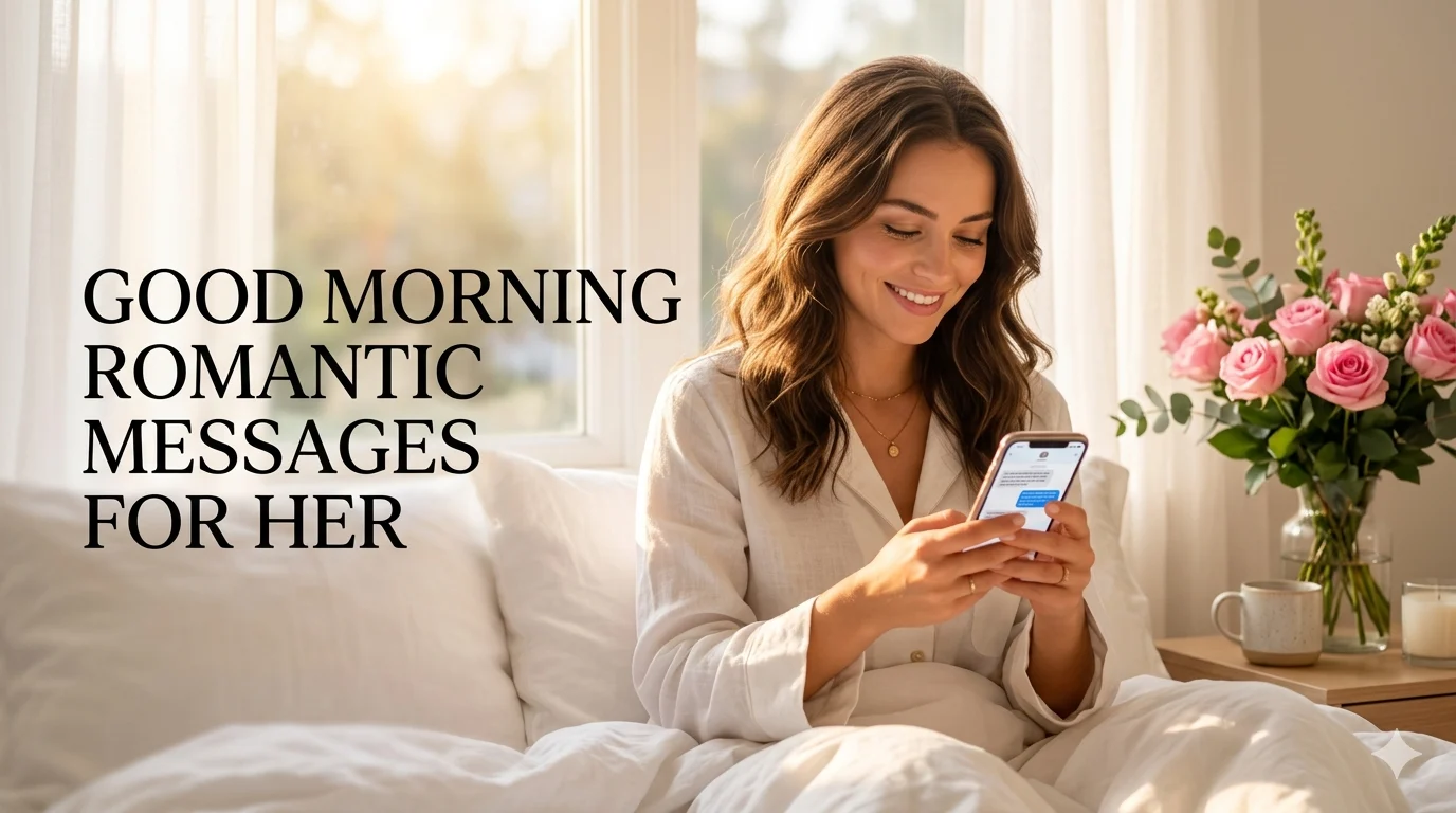 good morning romantic message for her