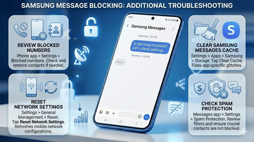 how to disable message blocking