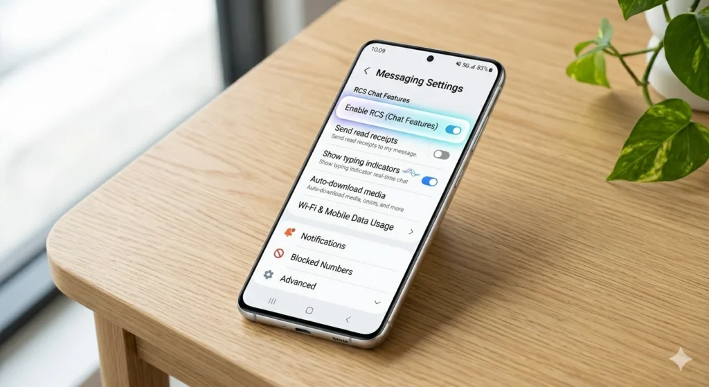 samsung rcs message