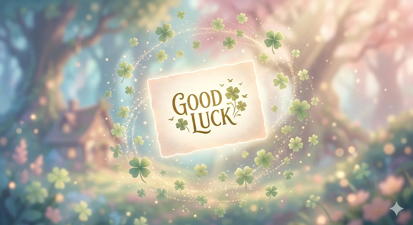 good luck message