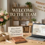 welcome message to new employee