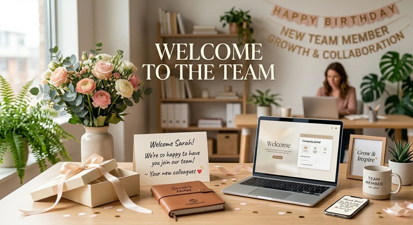 welcome message to new employee