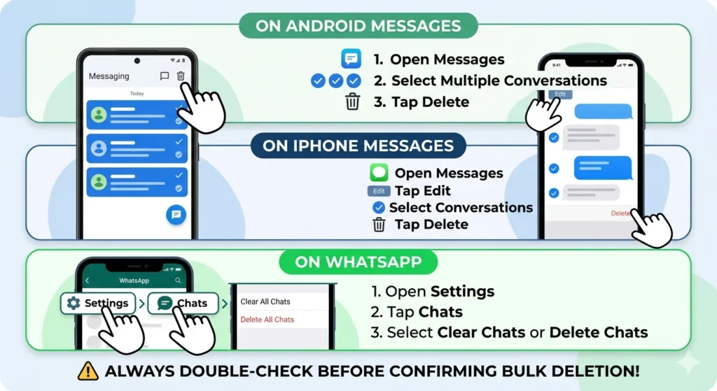 how to delete a message
