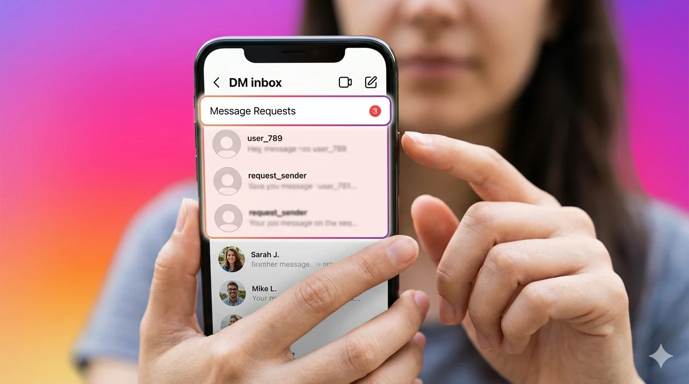 instagram message request