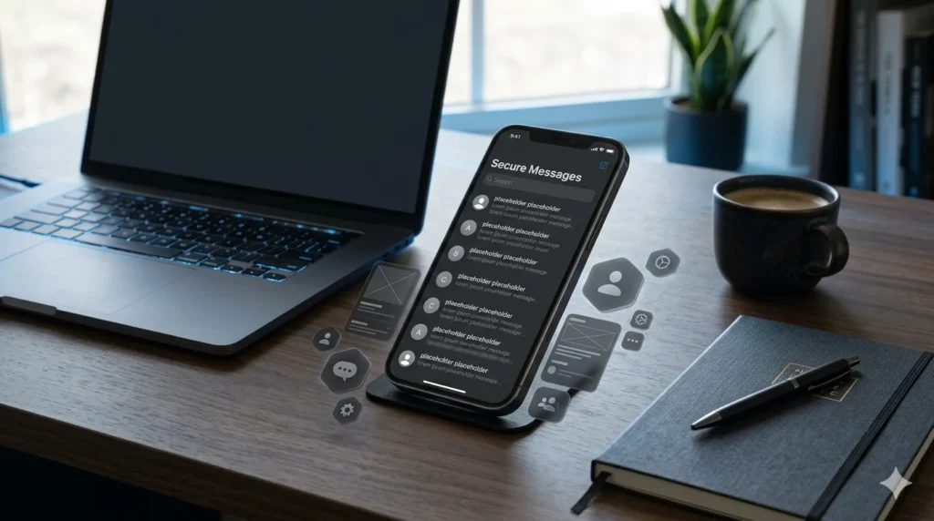 fake text message iphone dark mode