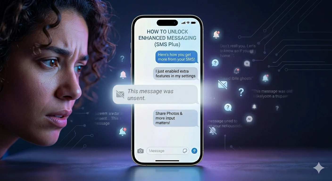 how to see an unsent message