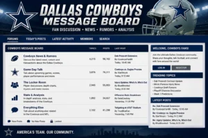 dallas cowboys message board