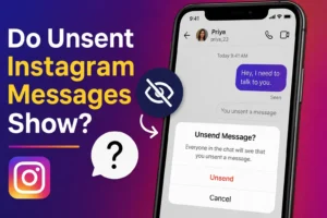 Do Unsent Instagram Messages Show