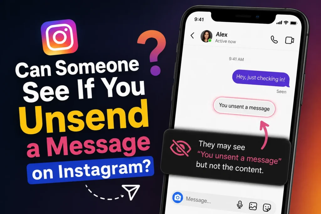 Do Unsent Instagram Messages Show
