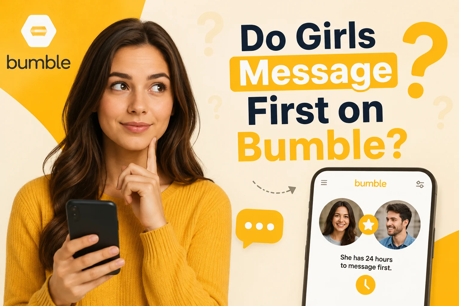 Do Girls Message First on Bumble