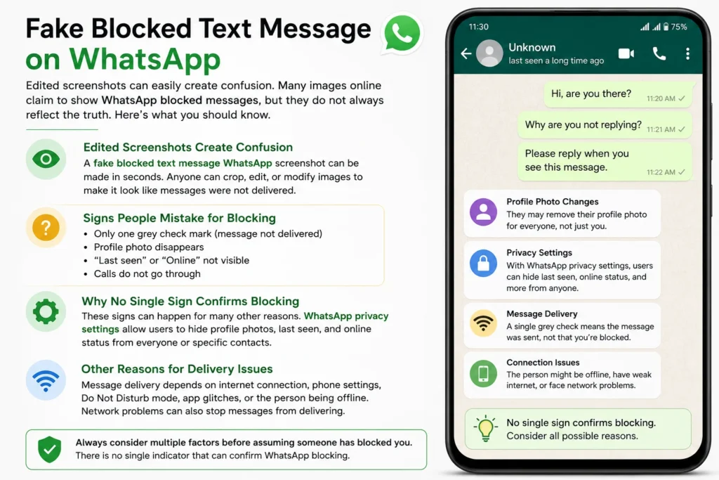 fake blocked text message