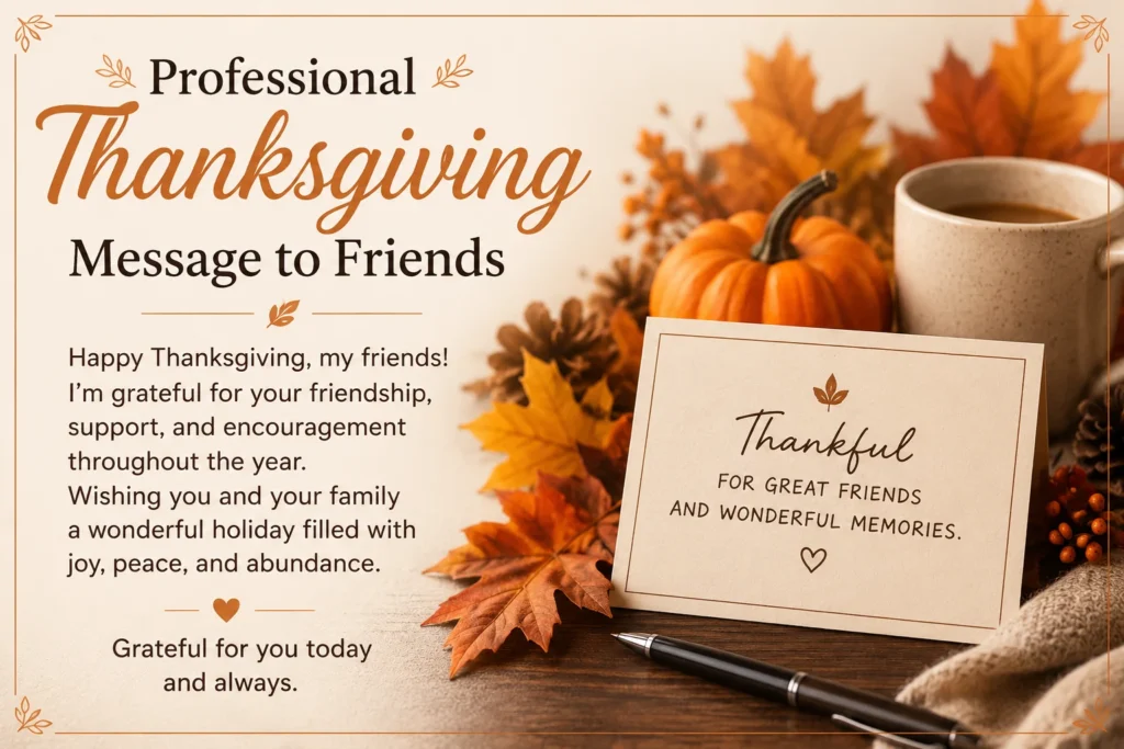 thanksgiving message to team