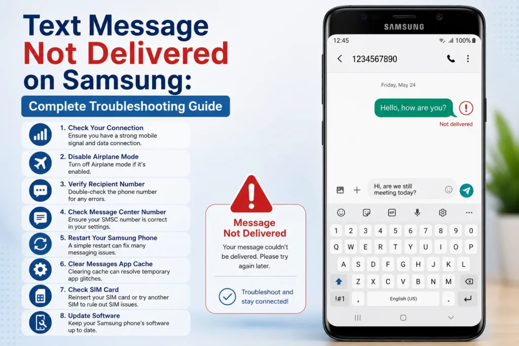text message not delivered