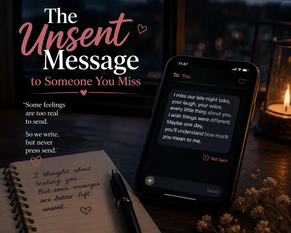 the unsent message