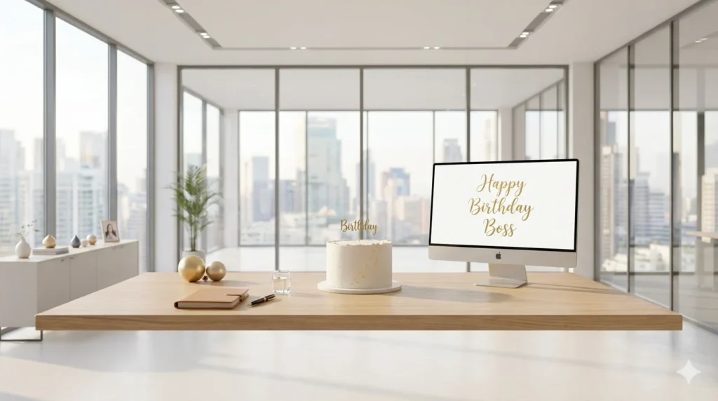 birthday message for boss