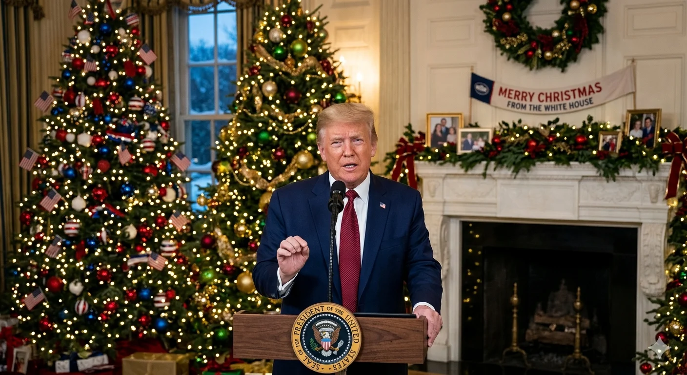 trumps christmas message