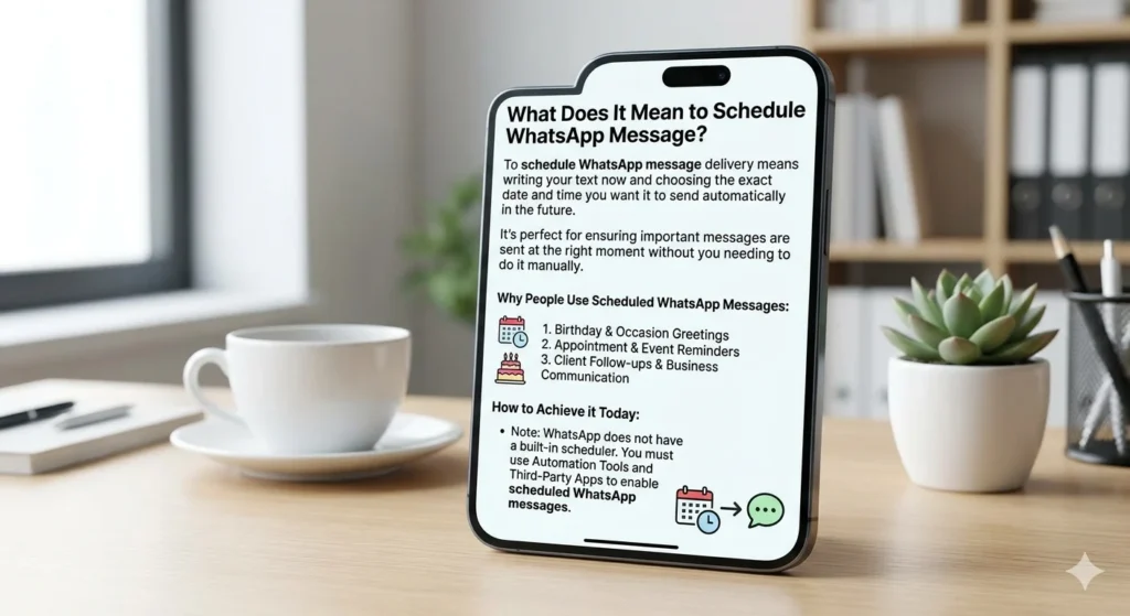 schedule whatsapp message