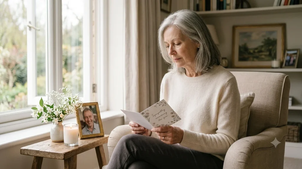sympathy message for loss of husband