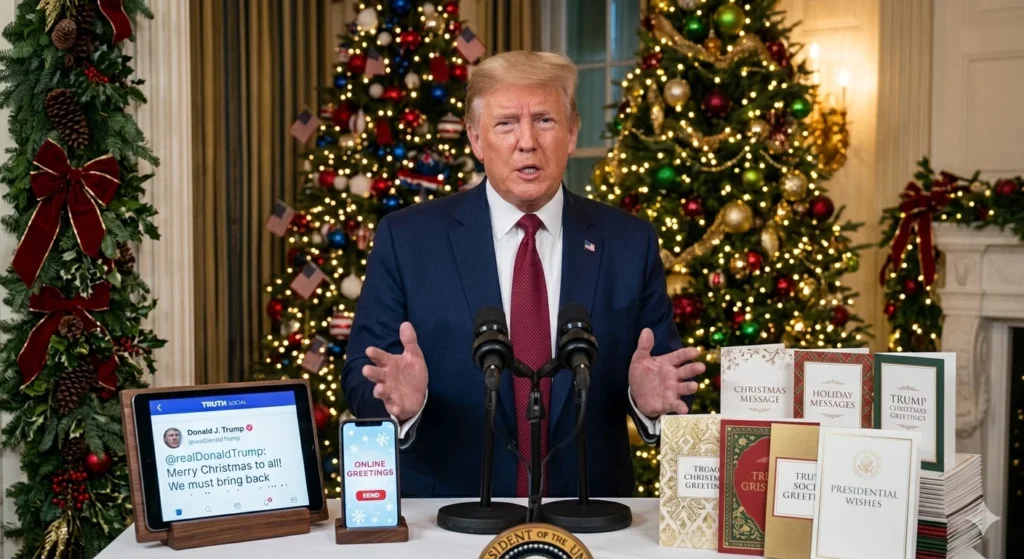 trumps christmas message