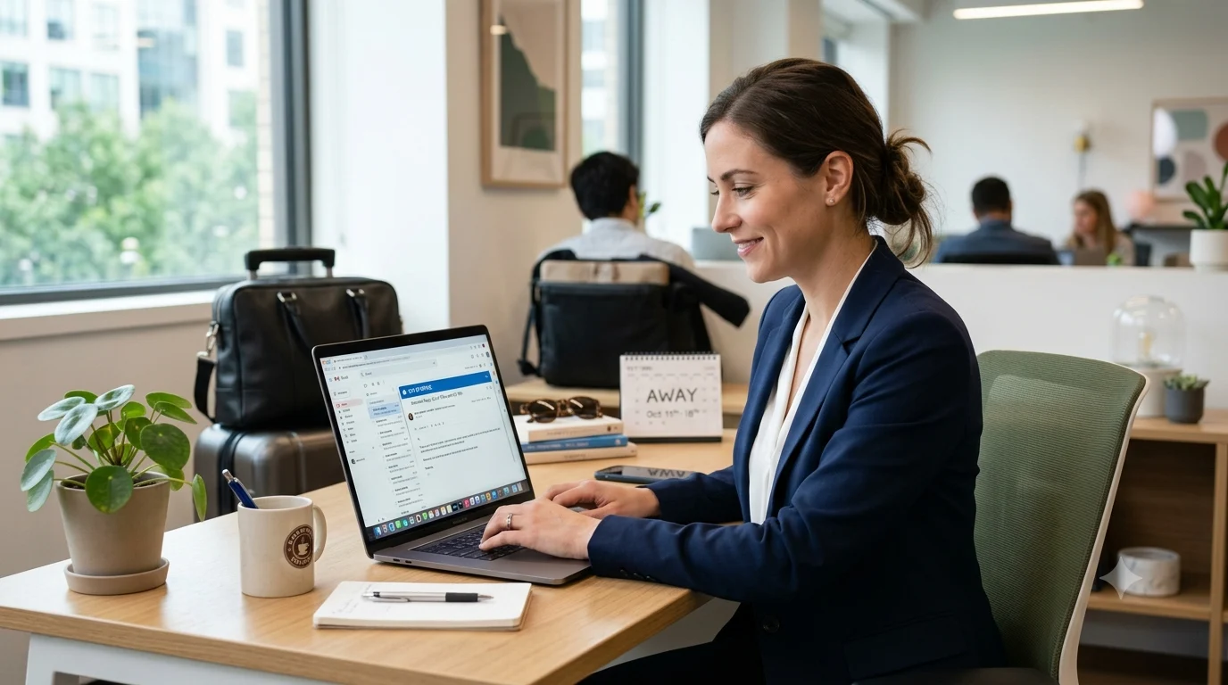 sample out of office message