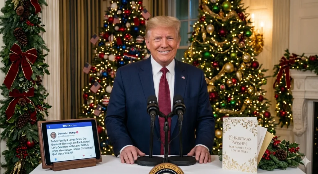 trumps christmas message