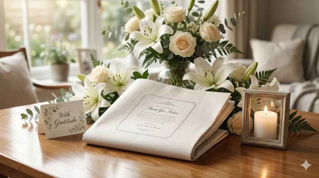 Funeral Appreciation Thank You Message